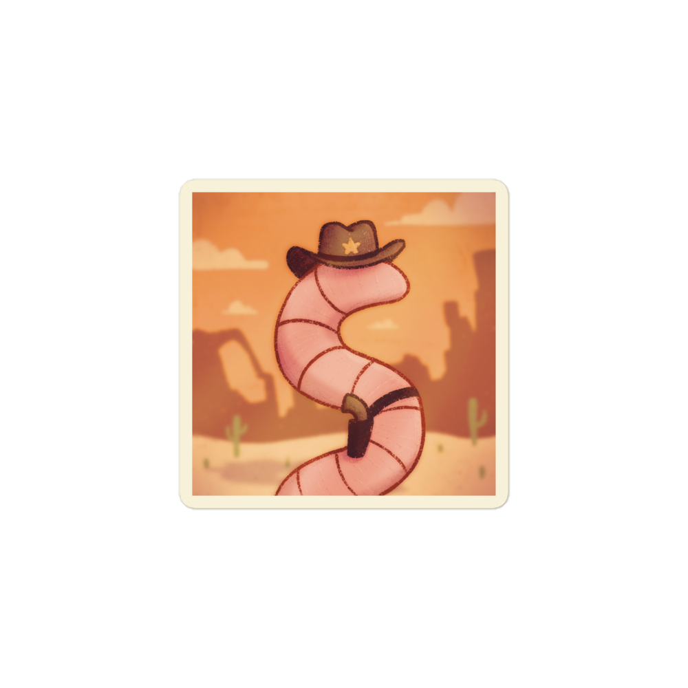 Sheriff McSquirmin’ Sticker