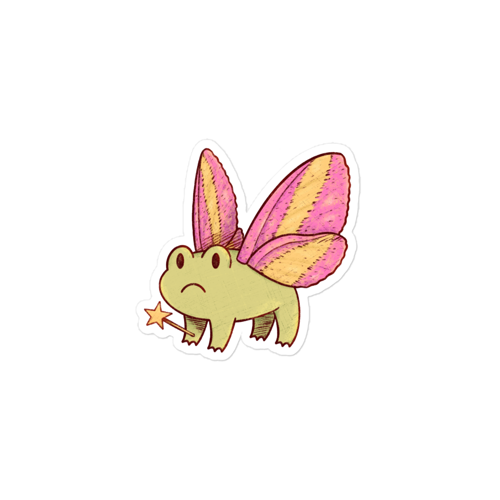 Fairy Frog - Sticker