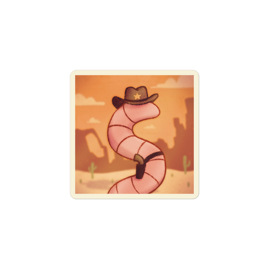 Sheriff McSquirmin’ Sticker