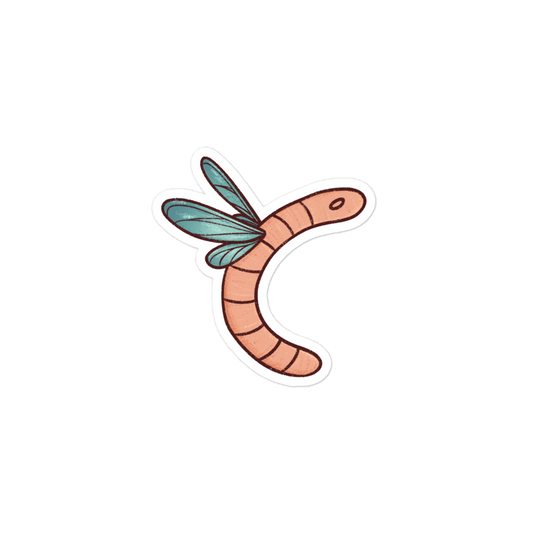 Fairy Worm - Sticker