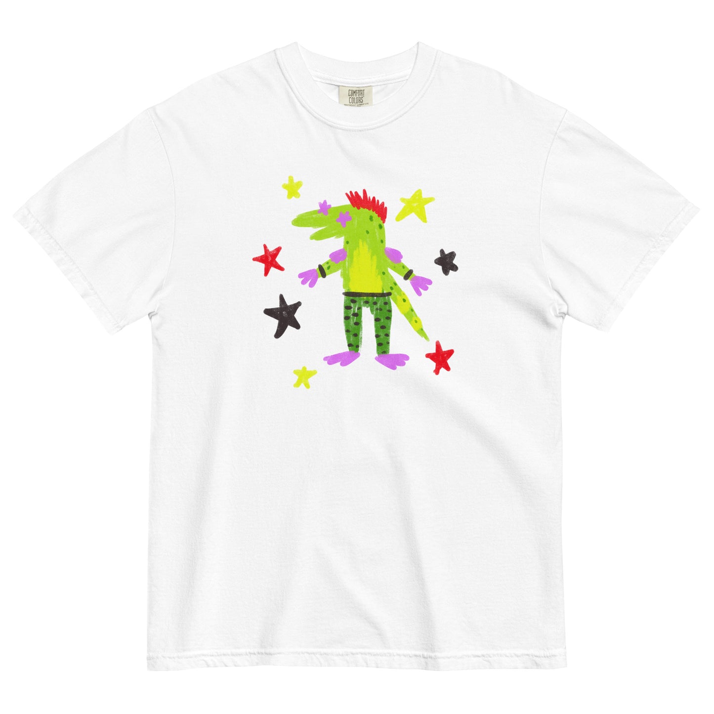 Crayon Drawing - Monty - T-Shirt