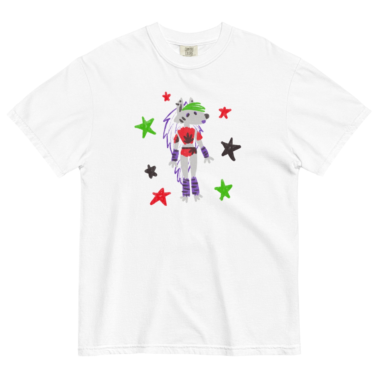 Crayon Drawing - Roxy - T-Shirt