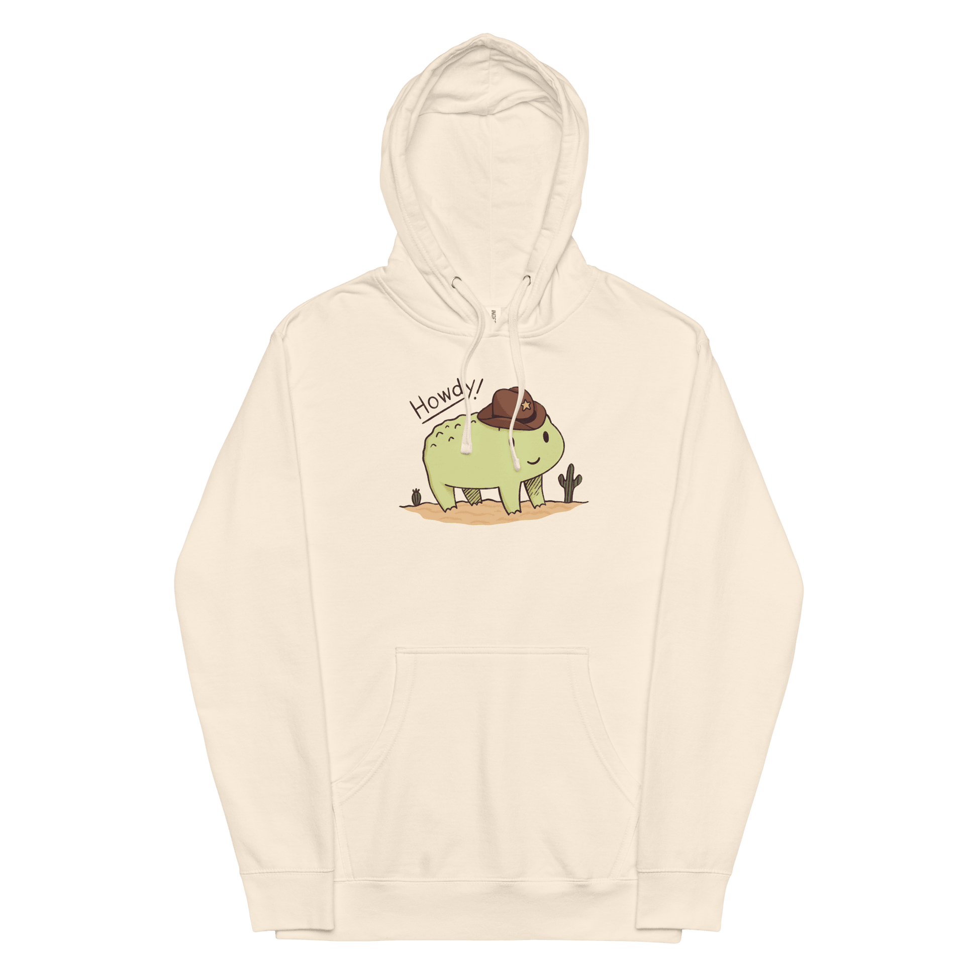 Tomothy Toad “Howdy!” Full Color Hoodie - Traveling Toads Hoodie