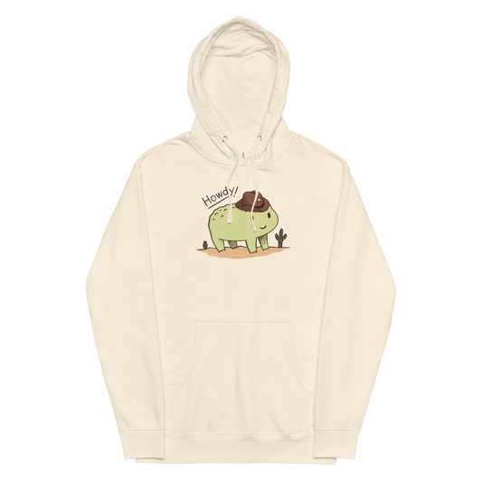 Tomothy Toad “Howdy!” Full Color Hoodie - Traveling Toads Hoodie