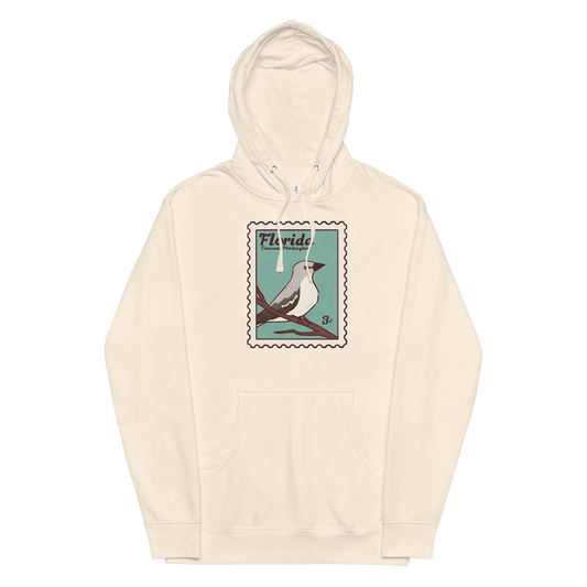 Florida Statebird, Common Mockingbird, Off White Hoodie, - Traveling Toads