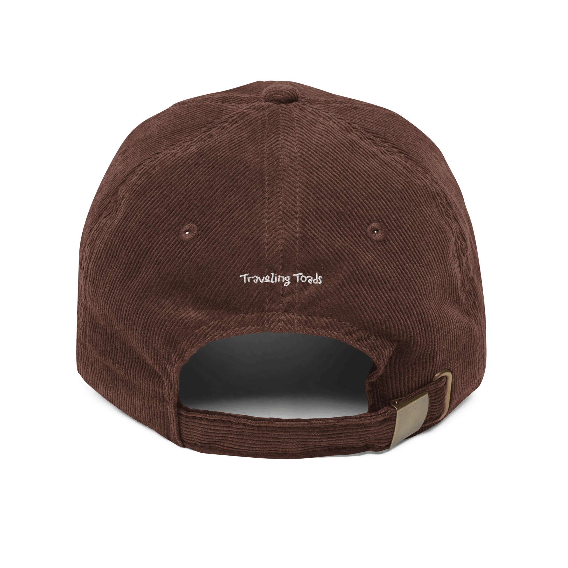 Tomothy Toad "Howdy!" Embroidered Corduroy Hat - Traveling Toads Corduroy Hat