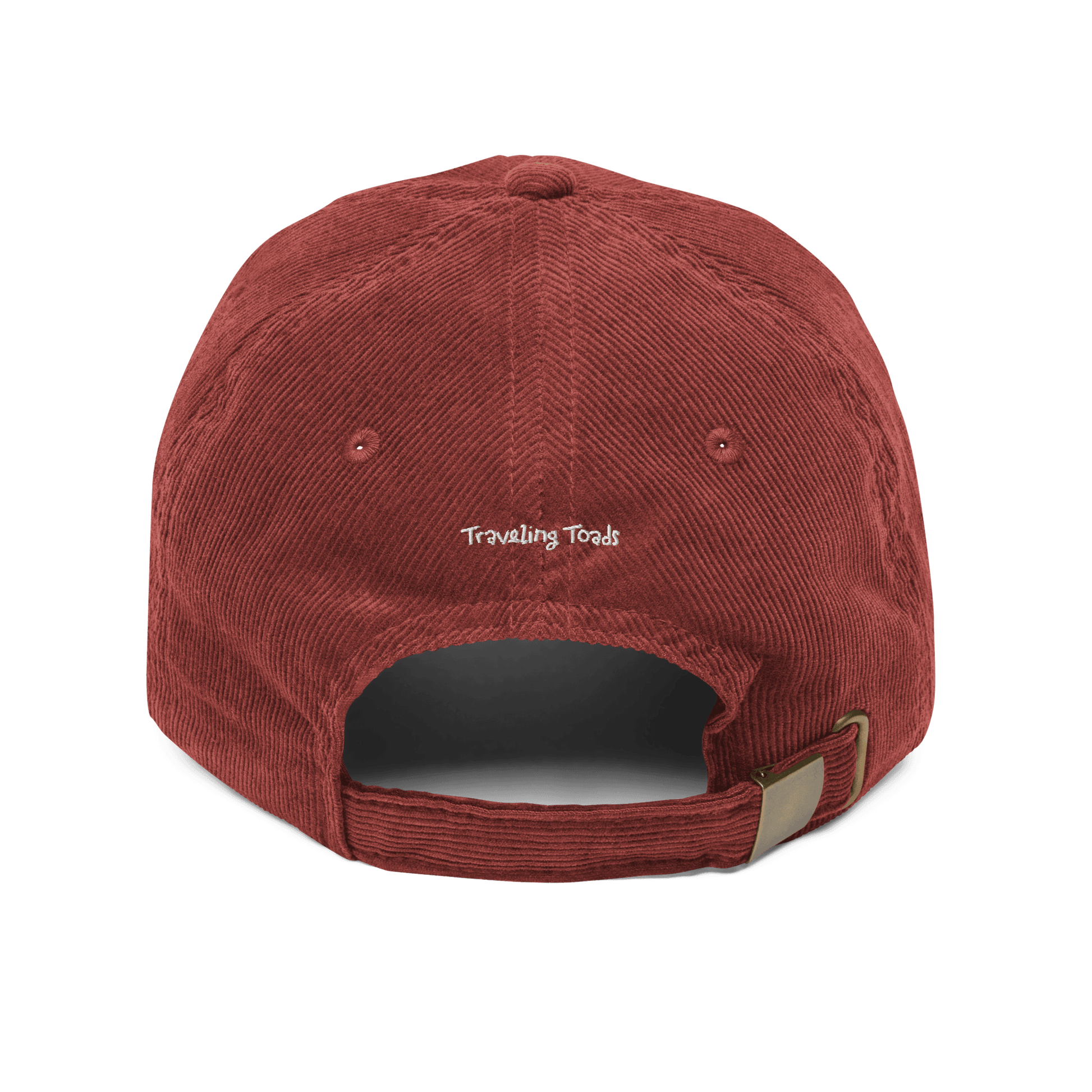 Tomothy Toad "Howdy!" Embroidered Corduroy Hat - Traveling Toads Corduroy Hat